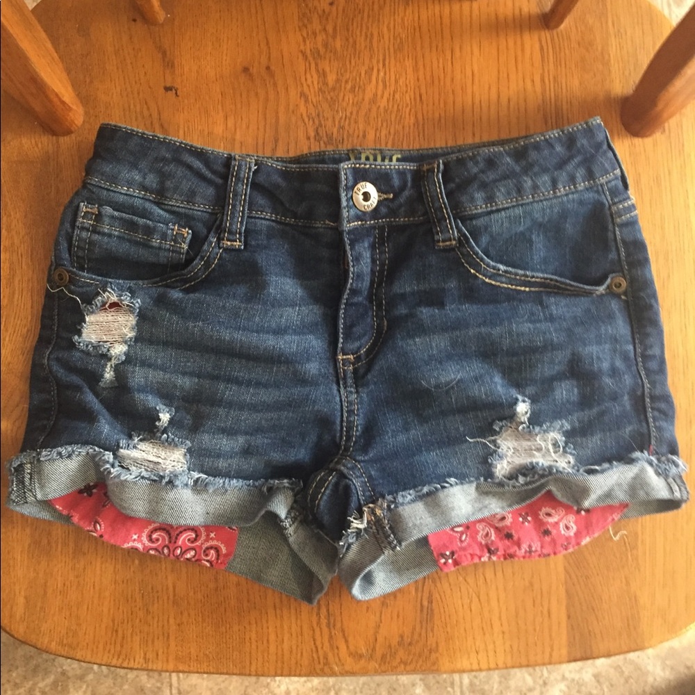 Girls True Craft Denim Shorts Size 10